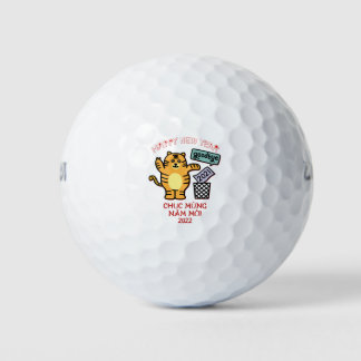 Vietnamese Lunar New Year - Chuc Mung Nam Moi 2022 Golf Balls