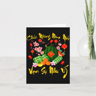 Vietnamese Lunar New Year Chuc Mung Nam Moi Van Su Card