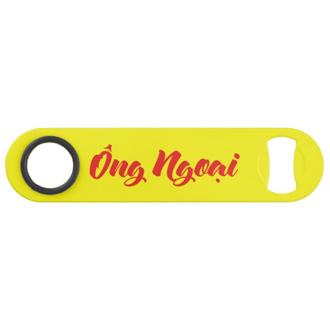 Vietnamese (Maternal) Grandfather - Ông Ngoại Speed Bottle Opener (Front (Horizontal))