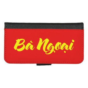 Vietnamese (Maternal) Grandmother - Bà Ngoại iPhone 8/7 Wallet Case
