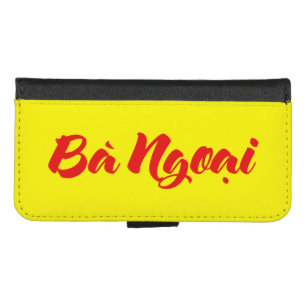 Vietnamese (Maternal) Grandmother - Bà Ngoại iPhone 8/7 Wallet Case