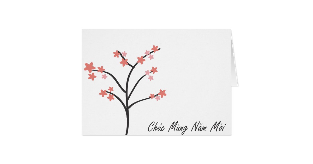 Vietnamese New Year Greeting Card | Zazzle.com