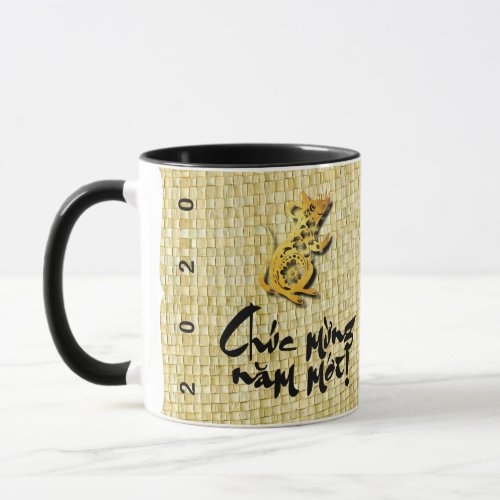 Vietnamese New Year Rat 2020 Family Greeting Mug 1