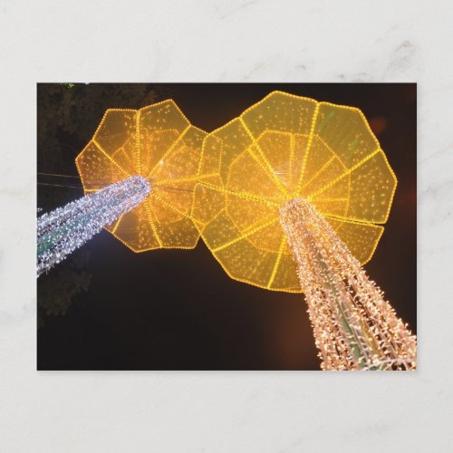 Vietnamese New Year streetlights Holiday Postcard