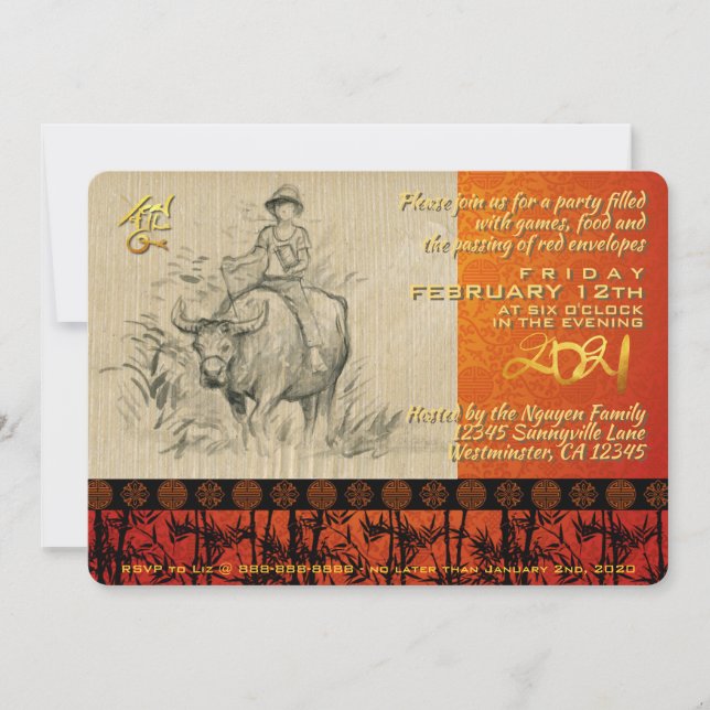 Vietnamese New Year Têt OX and Child 2021 Party I (Front)