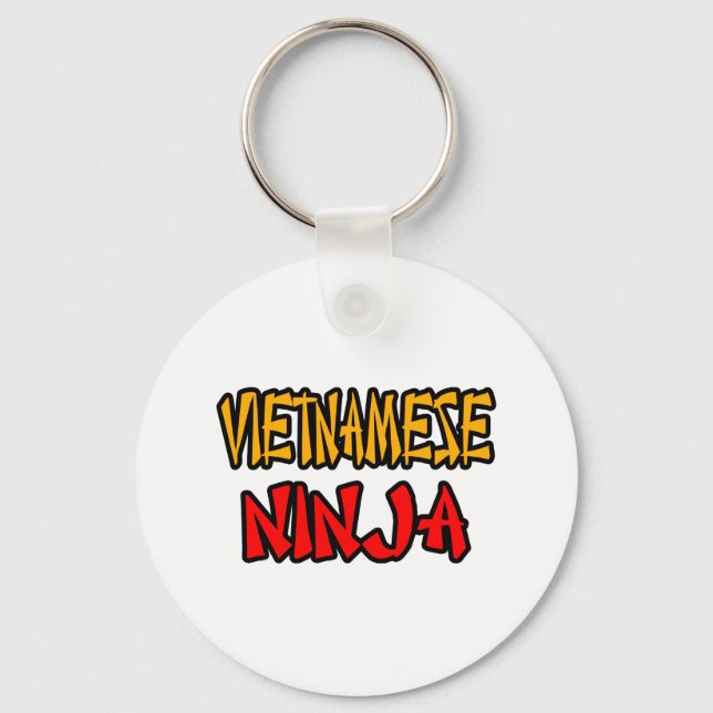 Vietnamese Ninja Keychain (Front)