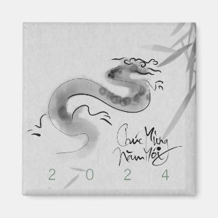 Vietnamese Original Dragon Year 2024 SqM Magnet