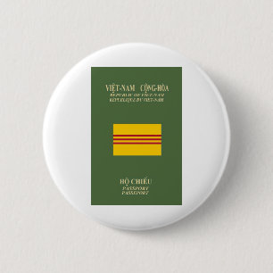 Vietnamese Passport - Flag of South Vietnam Button