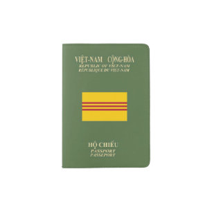 Vietnamese Passport - Flag of South Vietnam Passport Holder