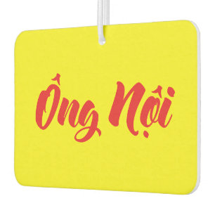 Vietnamese (Paternal) Grandfather - Ông Nội Car Air Freshener