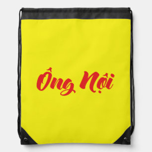 Vietnamese (Paternal) Grandfather - Ông Nội Drawstring Bag