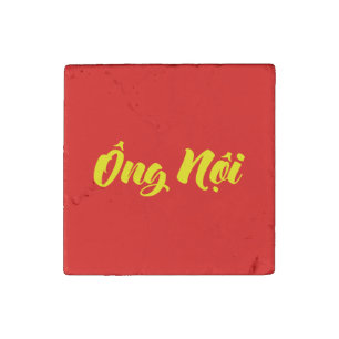 Vietnamese (Paternal) Grandfather - Ông Nội Stone Magnet
