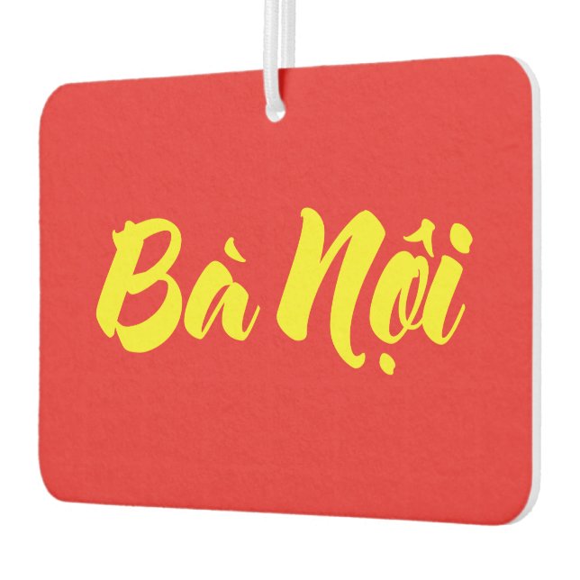 Vietnamese (Paternal) Grandmother - Bà Nội Air Freshener (Left)