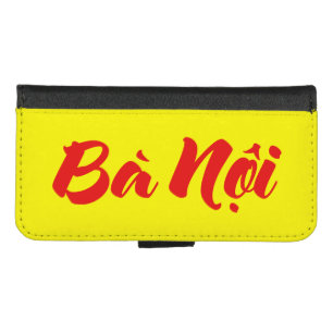 Vietnamese (Paternal) Grandmother - Bà Nội iPhone 8/7 Wallet Case