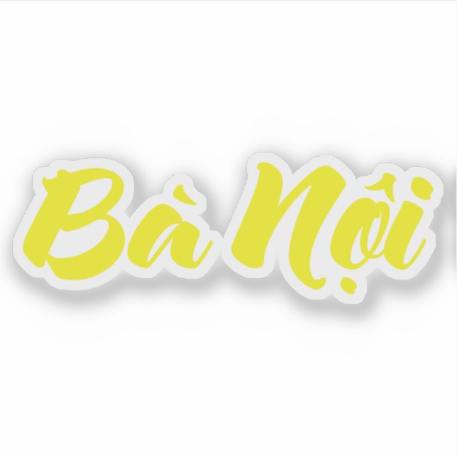 Vietnamese (Paternal) Grandmother - Bà Nội Sticker (Front)