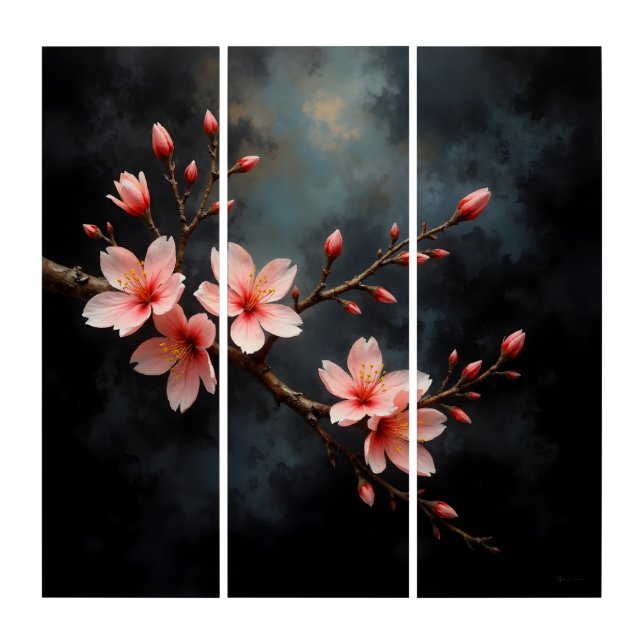 Vietnamese Peach Blossom Art (Front)