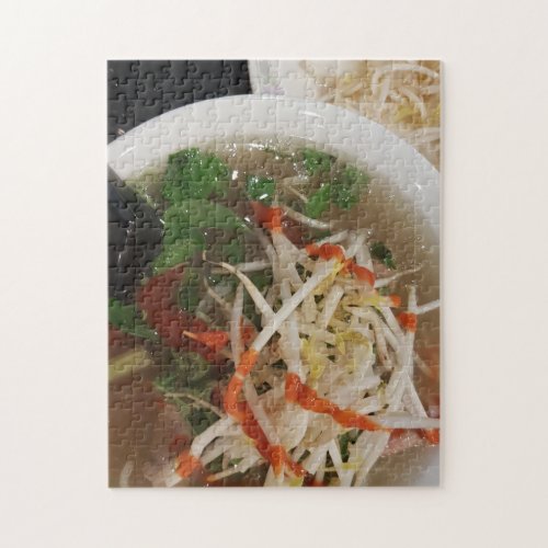 Vietnamese Pho Beef Noodle Soup Food Jigsaw Puzzle