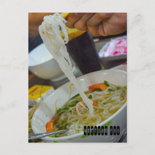 Vietnamese Pho Postcard