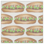 Vietnamese Pork Banh Mi Sandwich Food Foodie Fabric