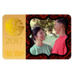 Vietnamese Rooster 2017 Greeting Photo Frame M Magnet at Zazzle