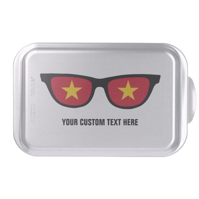 Vietnamese Shades custom cake pans (Front)