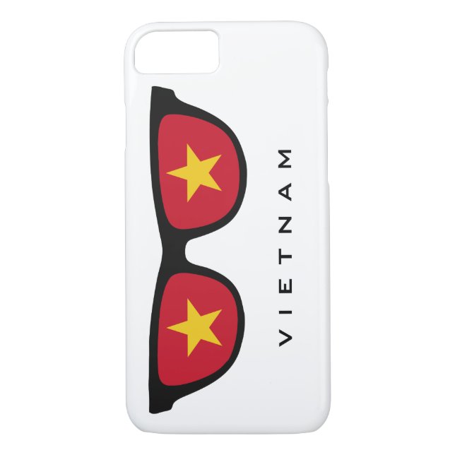 Vietnamese Shades custom text & color cases (Back)