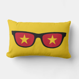 Vietnamese Shades custom throw pillows