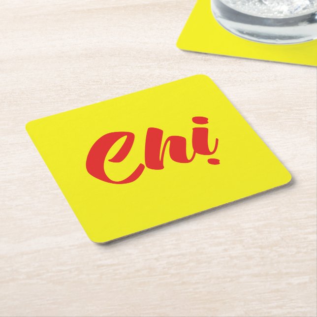 Vietnamese Sister - Chị ~ Tiếng Việt Language Square Paper Coaster (Angled)