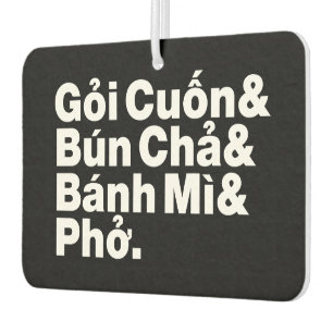 Vietnamese Street Food Air Freshener