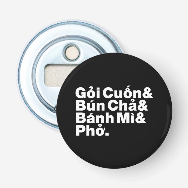 Vietnamese Street Food Bottle Opener (Front)