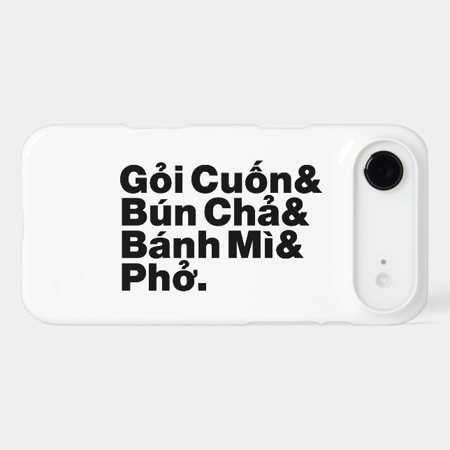 Vietnamese Street Food Case-Mate iPhone Case (Back (Horizontal))