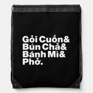 Vietnamese Street Food Drawstring Bag