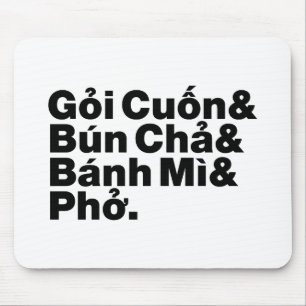 Vietnamese Street Food Mouse Pad
