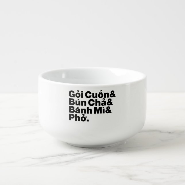 Vietnamese Street Food Soup Mug (Front)