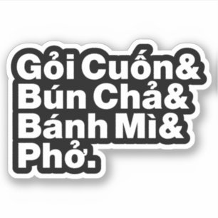 Vietnamese Street Food Sticker