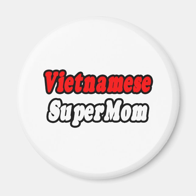 Vietnamese SuperMom Magnet (Front)