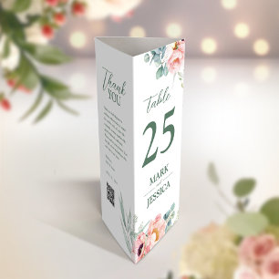 Vietnamese Table number, Menu & thank you card