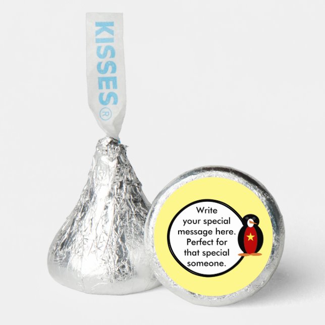 Vietnamese Talking Ms. Penguin Personalized  Hershey®'s Kisses® (Front)