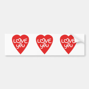 Vietnamese Valentine ♥ Love Yêu ♥ Asian Wordplay Bumper Sticker