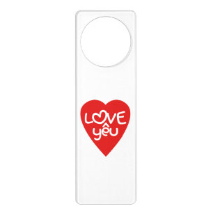 Vietnamese Valentine ♥ Love Yêu ♥ Asian Wordplay Door Hanger
