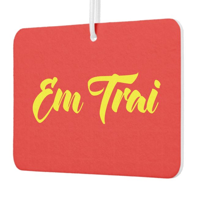 Vietnamese (Young) Brother - Em Trai ~ Tiếng Việt Air Freshener (Left)