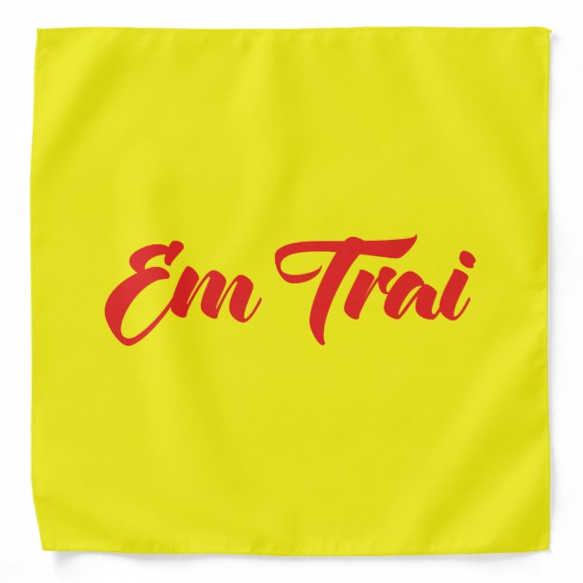 Vietnamese (Young) Brother - Em Trai ~ Tiếng Việt Bandana (Front)