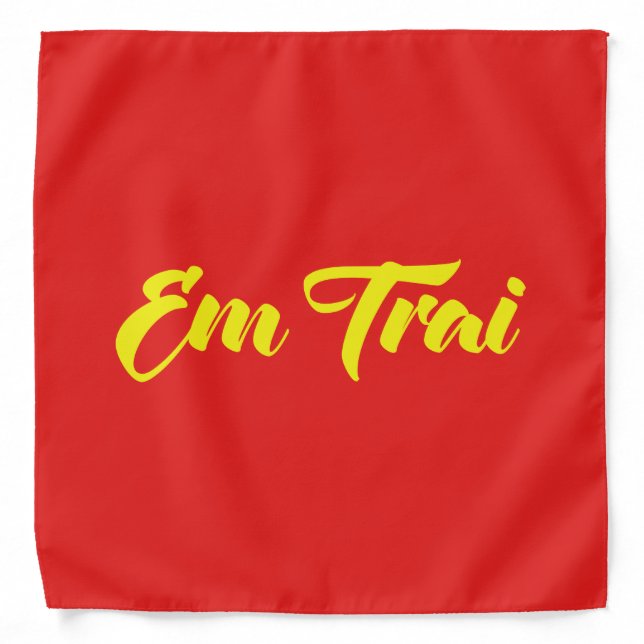 Vietnamese (Young) Brother - Em Trai ~ Tiếng Việt Bandana (Front)