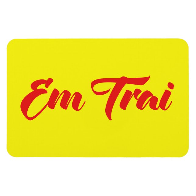 Vietnamese (Young) Brother - Em Trai ~ Tiếng Việt Magnet (Horizontal)