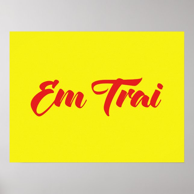 Vietnamese (Young) Brother - Em Trai ~ Tiếng Việt Poster (Front)