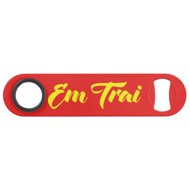 Vietnamese (Young) Brother - Em Trai ~ Tiếng Việt Speed Bottle Opener (Front (Horizontal))