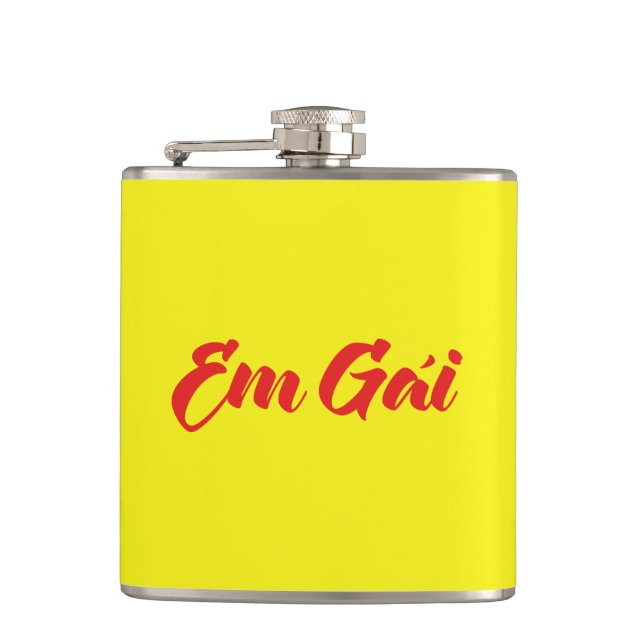 Vietnamese (Young) Sister - Em Gái ~ Tiếng Việt Flask (Front)