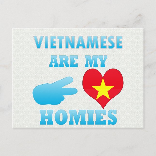 Vietnameses are my Homies Postcard (Front)