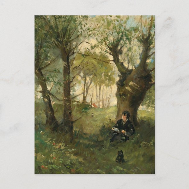 Vieux Chemin À Auvers | Berthe Morisot Postcard (Front)