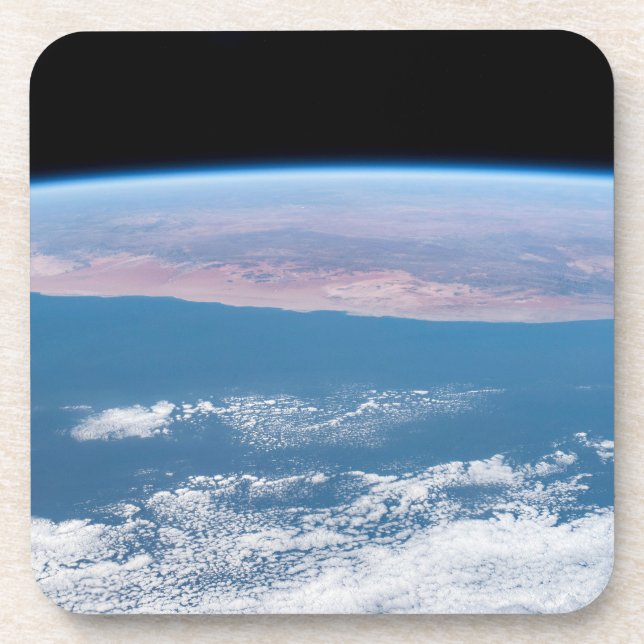 View Across The Southwest Coast Of Africa. Beverage Coaster (Front)